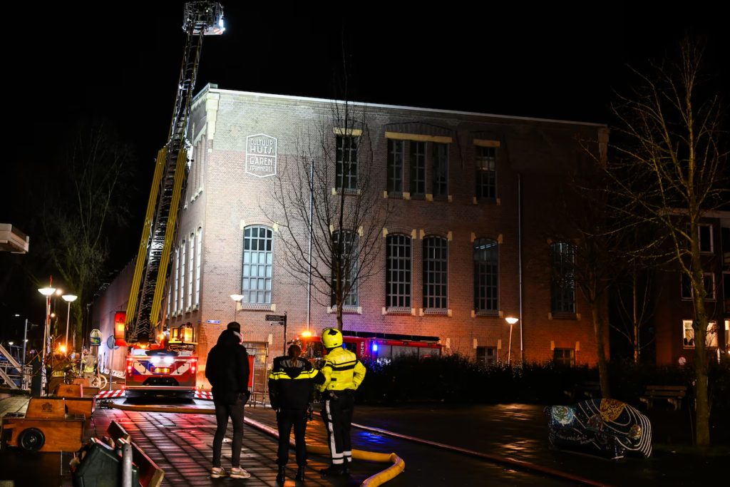 Brand in de Garenspinnerij